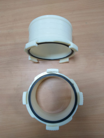 Картинка товара соединительный элемент пвх для шланга 6" (150мм)  ufa-aqua.ru