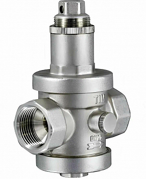 Редуктор давления воды 1" ВР выход под акс. манометр, TIM