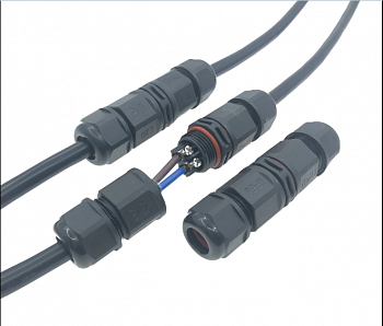 Соединительная муфта IP68 для 3-х жильного кабеля (прямая)