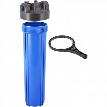 Фильтр магистральный 20 Вig Вlue, АКВАБРАЙТ (1") СИНЯЯ