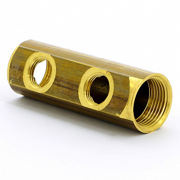 Магистральный коллектор 2 выхода 1"-3/4" HKV-2 WATTS (латунь)