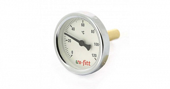 Термометр погружной 63мм (0..120*C) G1/2"х50мм. UNI-FITT