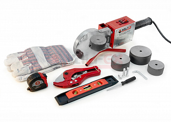 Паяльник для PP-R труб 2000Вт. (ком-т 50,63,75мм) кейс, Valfex