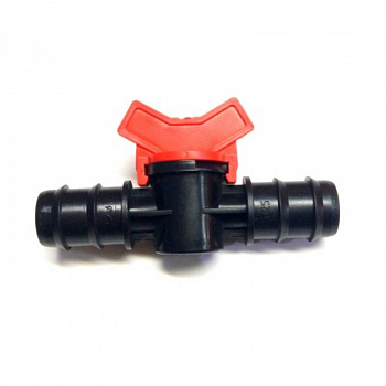 Кран капельного полива 16х16 (красная бабочка) Xelper