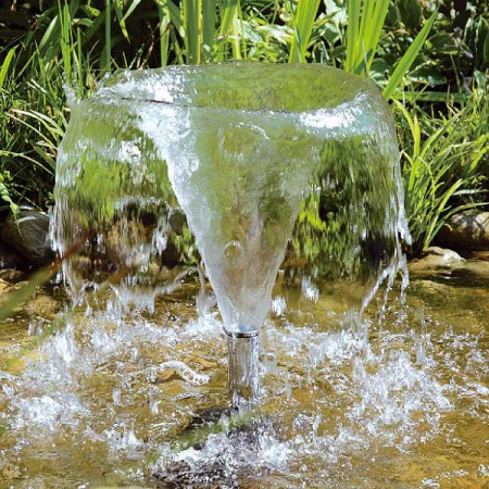 Картинка товара насадка для фонтана pondtech "водяная воронка" (латунь) HQ-MT25                   ufa-aqua.ru