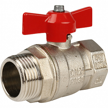 Кран шаровой ITAP IDEAL полный проход НВ 1/2" бабочка