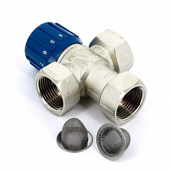 Клапан термосмесительный для теплых полов WATTS-AQUAMIX, 25-50*С, 1"ВР