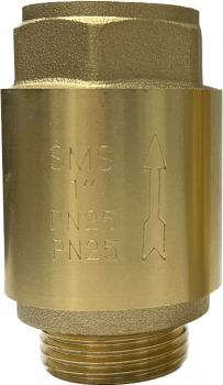 Клапан обратный 1-1/4" НВ пружинный (металлическое седло) СМС