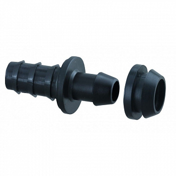Стартовый фитинг магистрали капельного полива 16х16мм