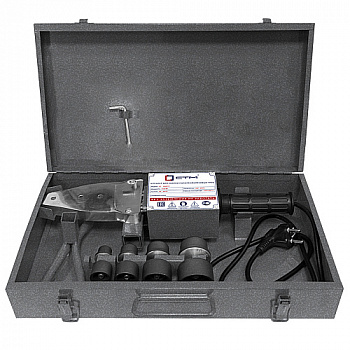 Паяльник для PP-R труб 750+750Вт. (ком-т 20-40мм) кейс, СТМ