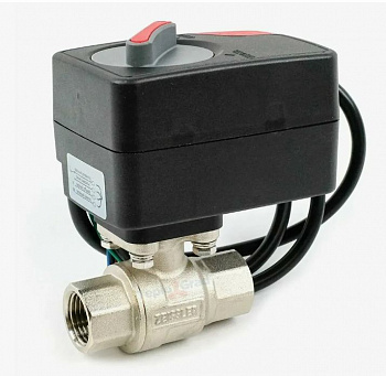 Кран 2-х ходовой шаровой с сервоприводом 3/4" ВР