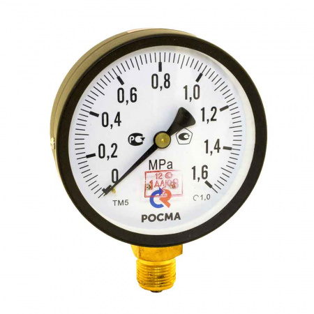 Картинка товара манометр радиальный тм-510р (мпз-уф) 0-10кгс/см2,  ufa-aqua.ru