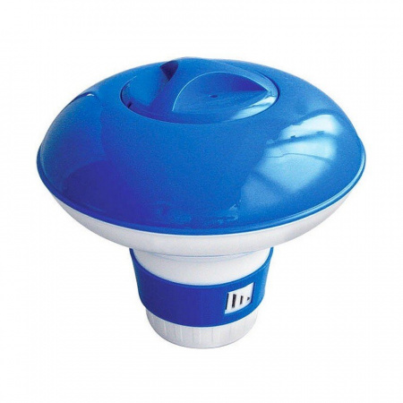 Картинка товара дозатор для бассейна delphin 200г, (поплавок-синий)  ufa-aqua.ru