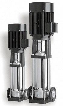 Насос поверхностный вертикальный CNP CDLF 2-15 LSWSR (ZG 1,25, 1,5 кВт 3x380B, AISI304, 120С)