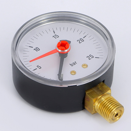 Картинка товара манометр 25 бар радиальный 63мм (g1/4") emmeti 00612025                  ufa-aqua.ru