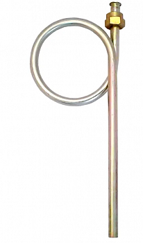 Закладная конструкция под манометр (прямая без крана)