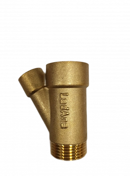 Тройник Y образный 1"ВРх1/2"ВРх1"НР для греющего кабеля (латунь)