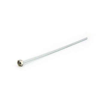 Труба медная с накидной гайкой 1/2"ВР, 10х1мм хром. (50см)