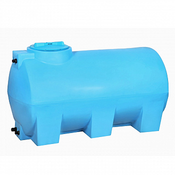 Бак пластиковый для воды 1000л. Синий с крышкой