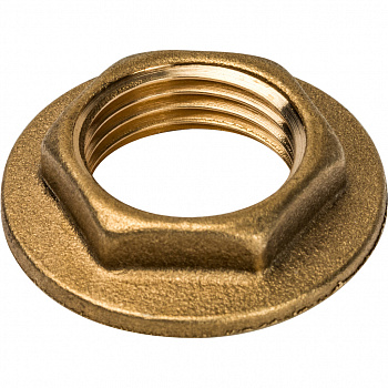 Контргайка латунь с бортом 3/4" ВР