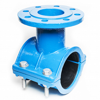 Седёлка фланцевая для пластиковых труб DE 315x150 PN10/16