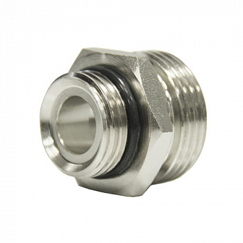 Ниппель соединительный 1/2"х3/4" ЕК под расходомер для коллектора