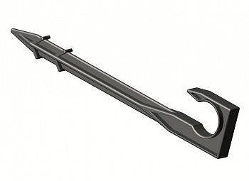 Держатель капельной трубки 13-16мм (черная стойка) 450