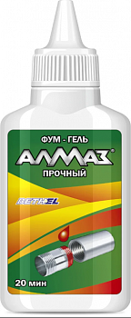Фум гель (анаэробный герметик) 50мл "АЛМАЗ" высокопрочный (зеленый)