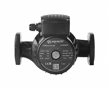 Насос циркуляционный для отопления AQUARIO AC 6-8-32F (12м, 12м3/ч)