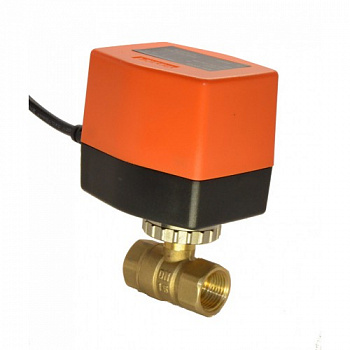 Кран 2-х ходовой шаровой с сервоприводом 1" ВР