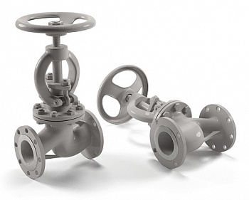 Клапан запорный (вентиль) 15с65нж Ду-25, Ру-16, фланец